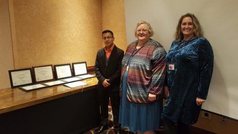 Pictured Jorge Morales, Robin Rich-Coates, and Crystal Roughton