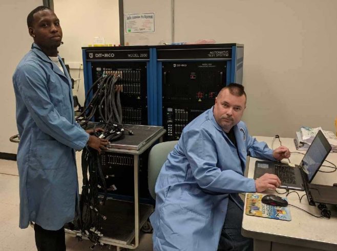 Image of ESCC Interns Michael Johnson and Tex McFaden